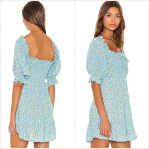 Faithfull The Brand Charlotte Floral Mini Dress